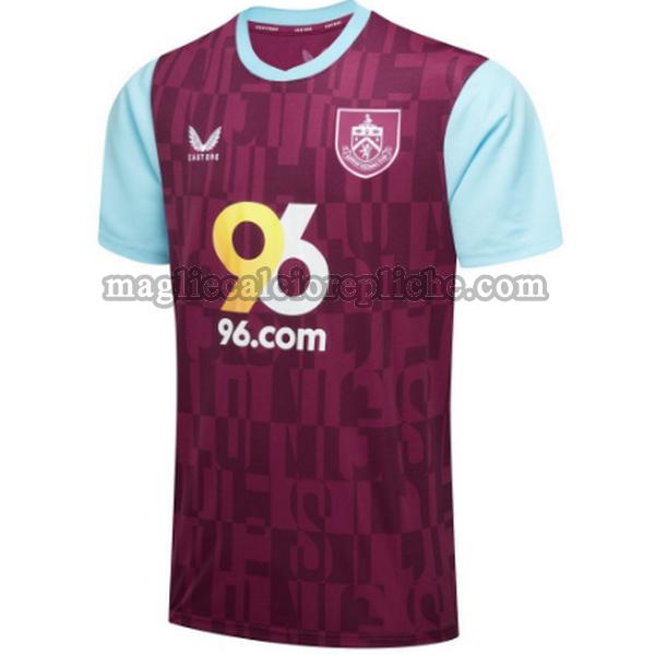 prima maglie calcio burnley 2024 2025 thailandia rosso
