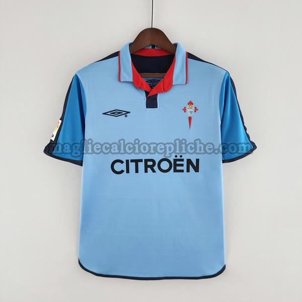 prima maglie calcio celta vigo 2002 2004 blu