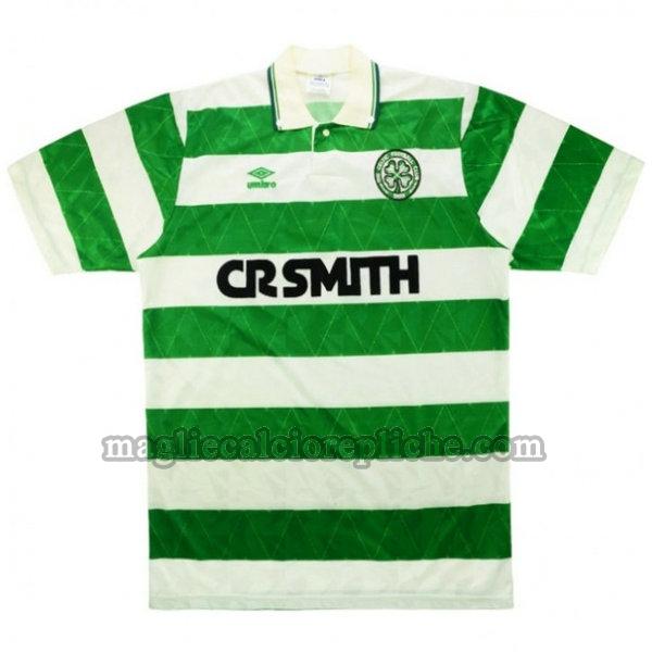 prima maglie calcio celtic 1989-1991 verde