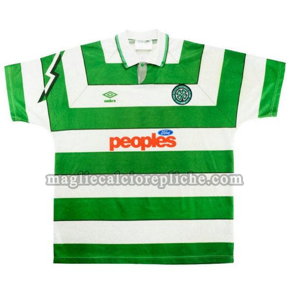 prima maglie calcio celtic 1991-1992 verde
