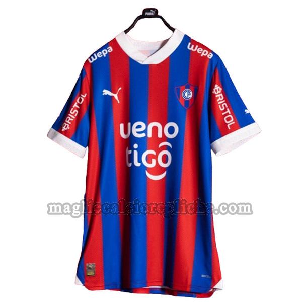 prima maglie calcio cerro porteño 2023 2024 thailandia blu rosso