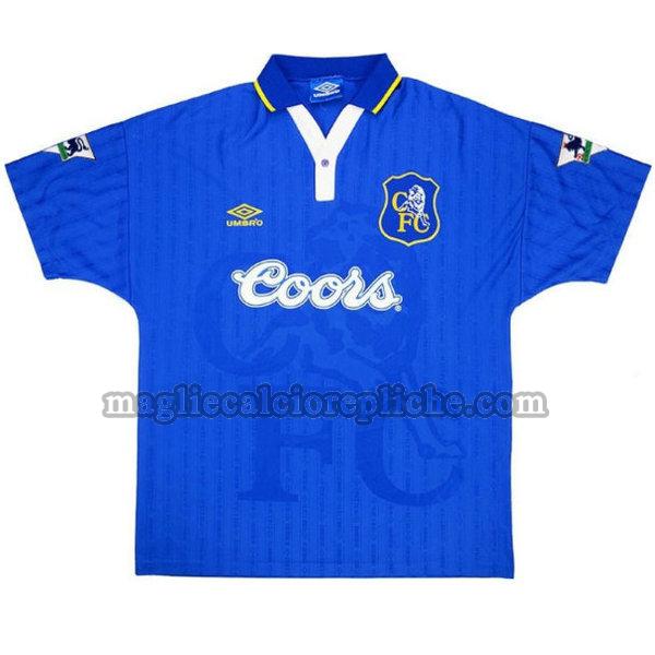 prima maglie calcio chelsea 1995-1997 blu