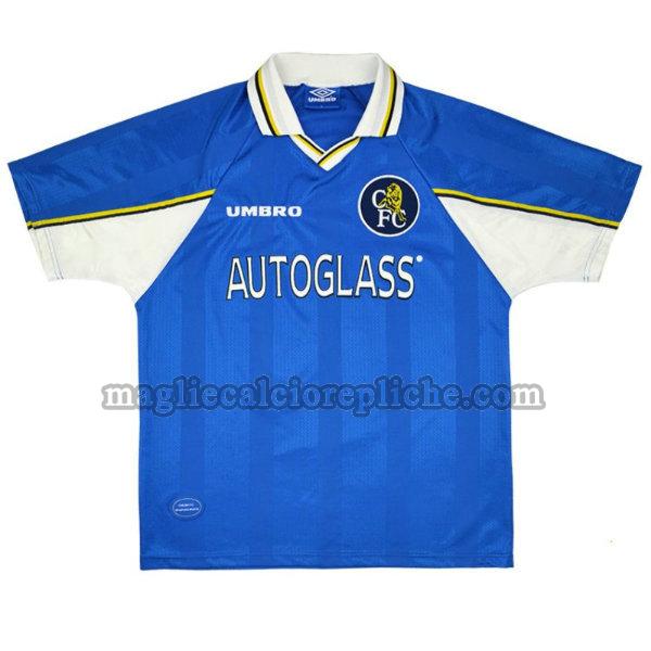 prima maglie calcio chelsea 1997-1999 blu