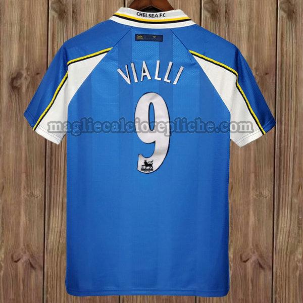 prima maglie calcio chelsea 1997-1999 vialli 9 blu