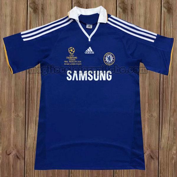 prima maglie calcio chelsea 2007-2008 blu