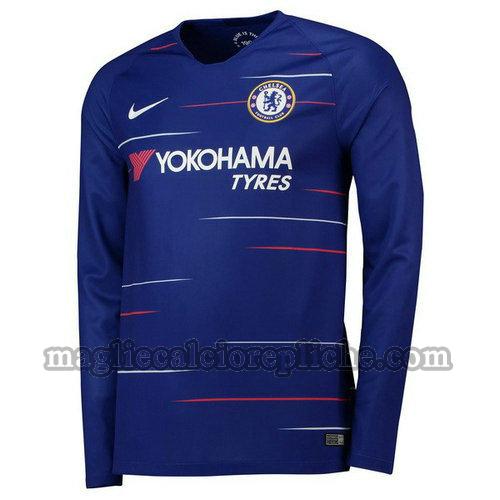 prima maglie calcio chelsea 2018-2019 manica lunga