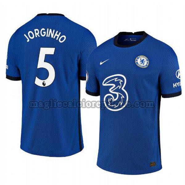 prima maglie calcio chelsea 2020-2021 jorginho 5