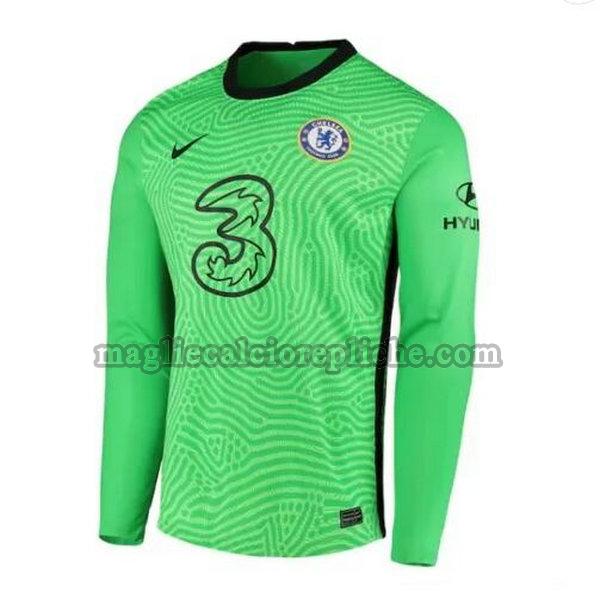 prima maglie calcio chelsea 2020-2021 manica lunga