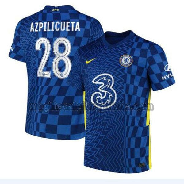 prima maglie calcio chelsea 2021 2022 chilwell 21 blu