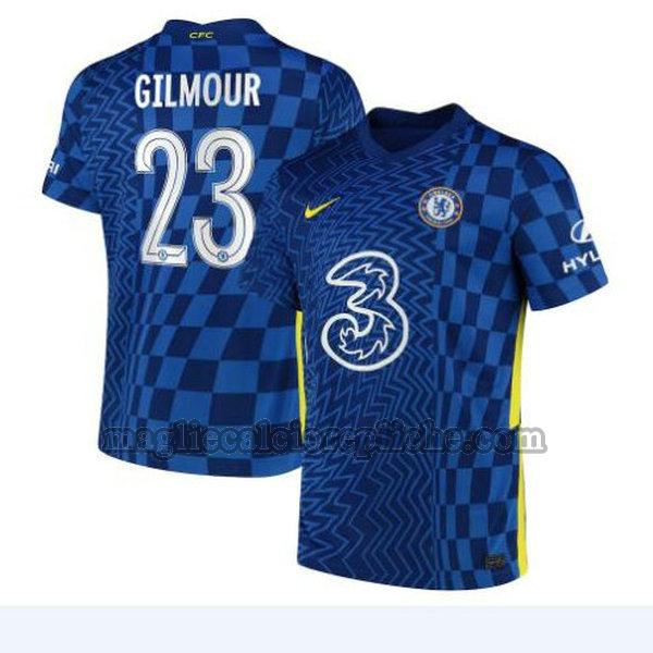 prima maglie calcio chelsea 2021 2022 gilmour 23 blu