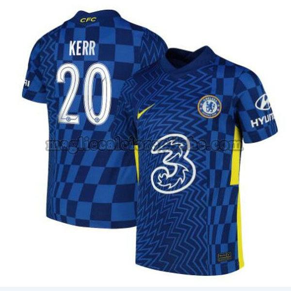 prima maglie calcio chelsea 2021 2022 kerr 20 blu