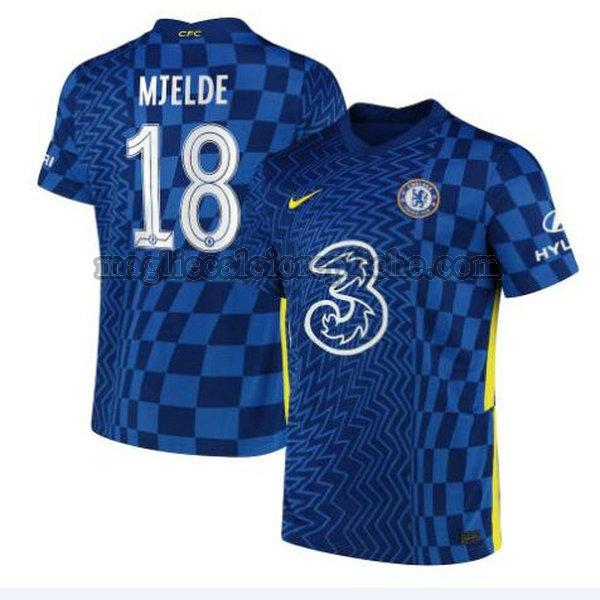 prima maglie calcio chelsea 2021 2022 mjelde 18 blu