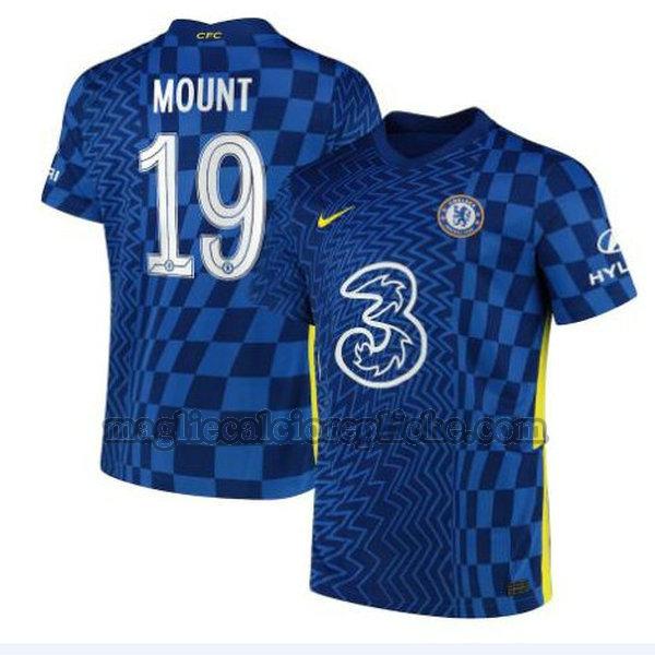 prima maglie calcio chelsea 2021 2022 mount 19 blu