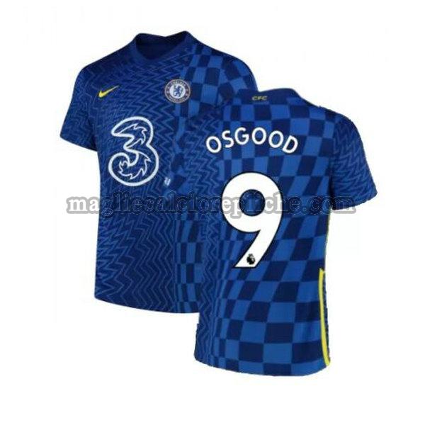 prima maglie calcio chelsea 2021 2022 osgood 9 blu