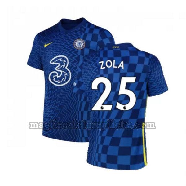 prima maglie calcio chelsea 2021 2022 zola 25 blu