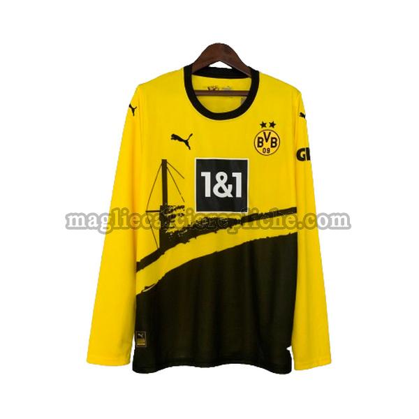 prima maglie calcio chelsea 2023 2024 manica lunga giallo