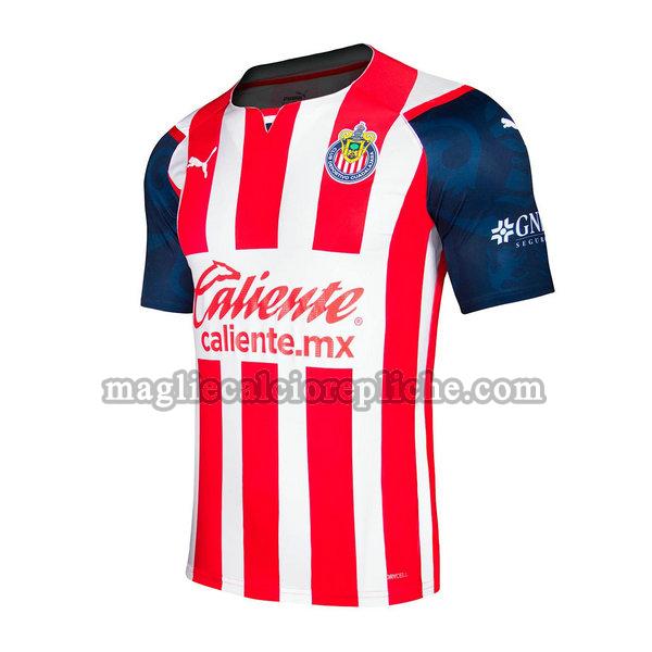 prima maglie calcio chivas usa 2021 2022 thailandia rosso bianco