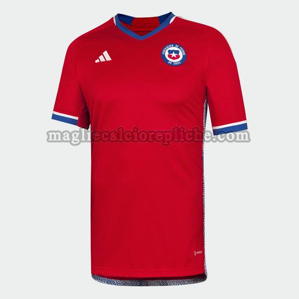 prima maglie calcio cile 2022 2023 thailandia rosso