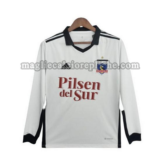 prima maglie calcio colo-colo 2022 2023 manica lunga bianco