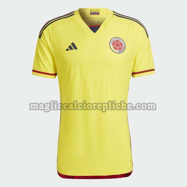 prima maglie calcio colombia 2022 2023 thailandia giallo