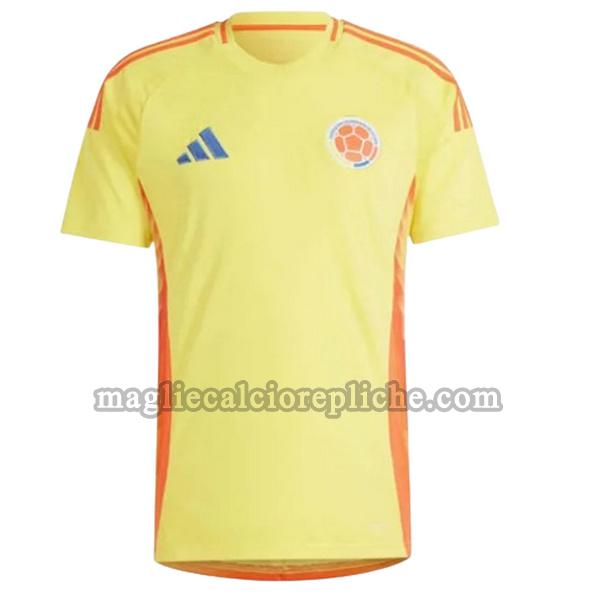 prima maglie calcio colombia 2024 thailandia giallo