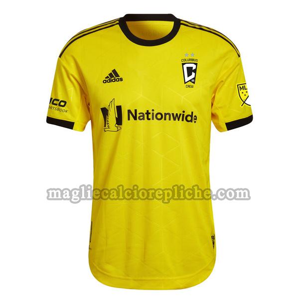 prima maglie calcio columbus crew 2022 2023 thailandia giallo