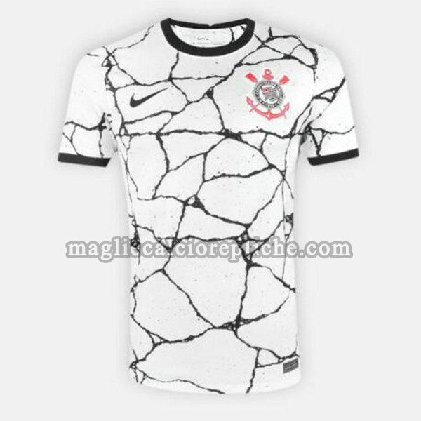 prima maglie calcio corinthians paulista 2021 2022 tailandia bianca