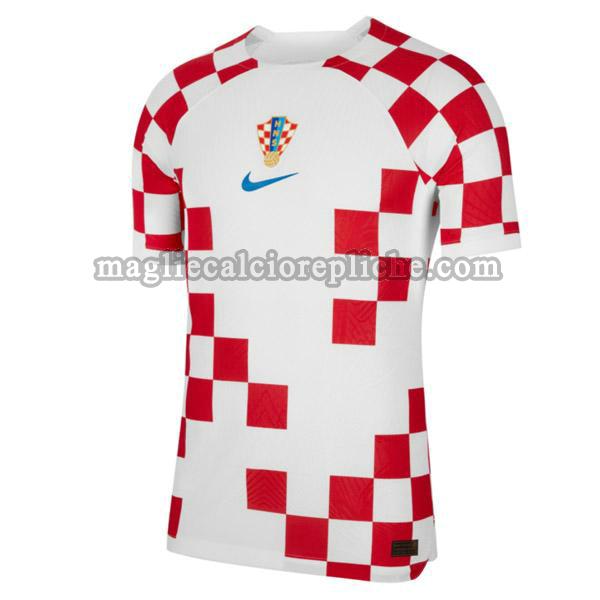 prima maglie calcio croazia 2022 thailandia rosso bianco
