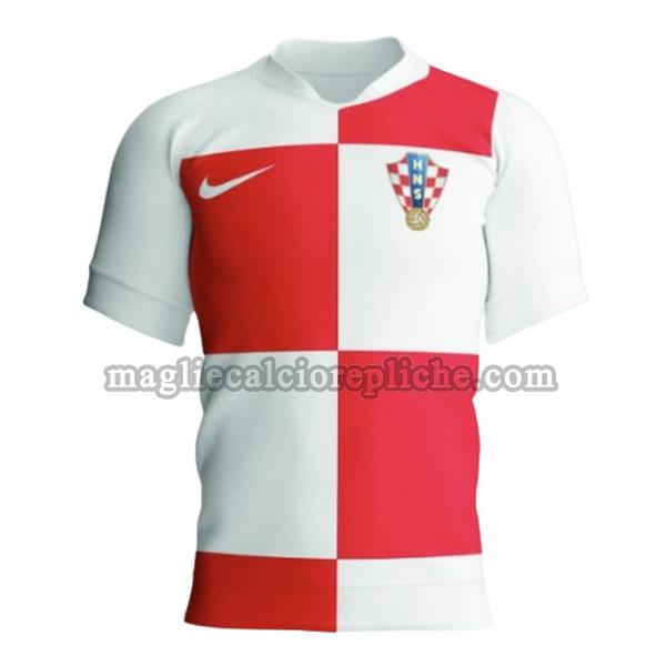 prima maglie calcio croazia 2024 thailandia bianco rosso