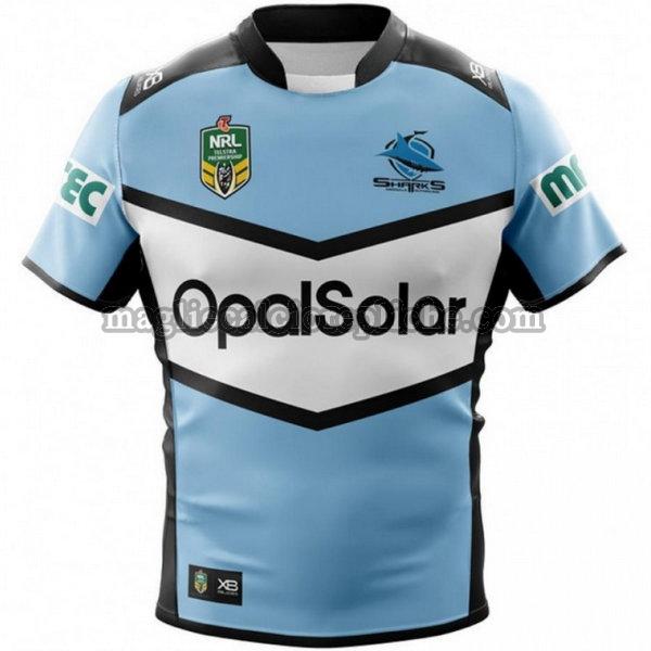 prima maglie calcio cronulla sutherland sharks 2018 blu