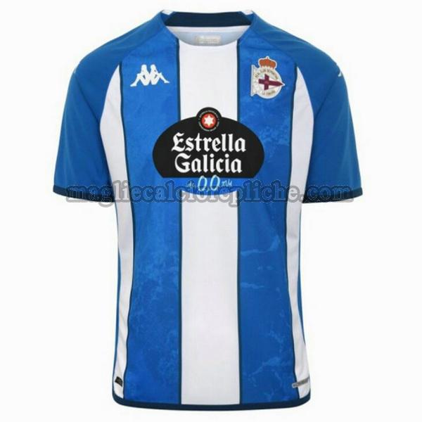 prima maglie calcio deportivo la coruña 2022 2023 thailandia blu bianco