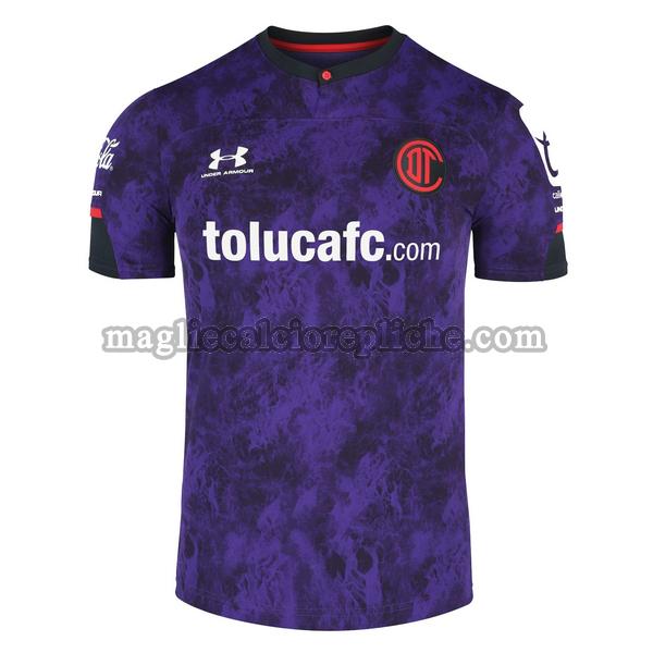 prima maglie calcio deportivo toluca 2021 2022 thailandia purple