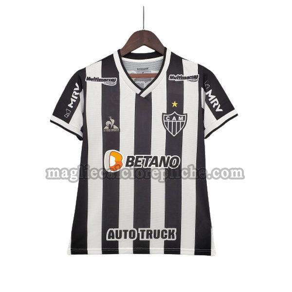 prima maglie calcio donna atlético mineiro 2021 2022 nero bianco