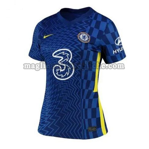 prima maglie calcio donna chelsea 2021 2022 blu