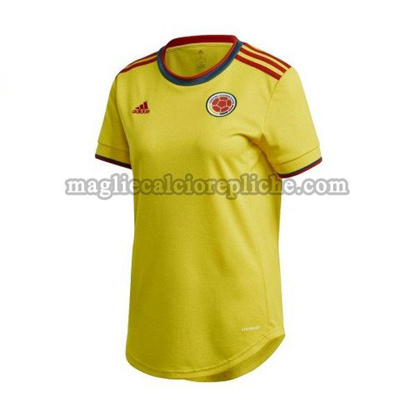 prima maglie calcio donna colombia 2021 2022 giallo