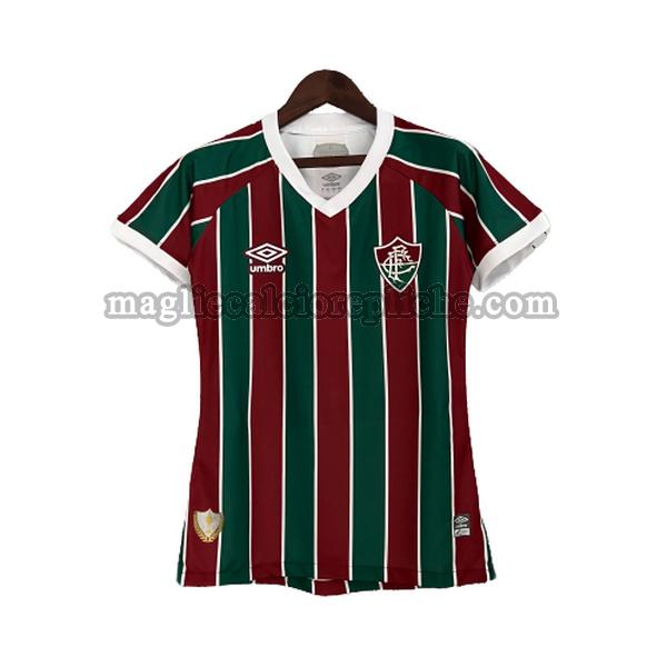 prima maglie calcio donna fluminense 2023 2024 rosso verde