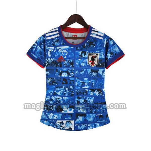 prima maglie calcio donna giappone 2022 blu