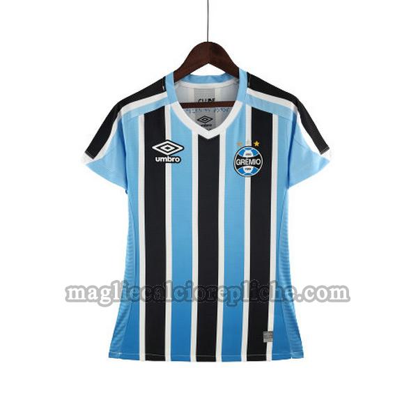 prima maglie calcio donna grêmio 2022 2023 blu nero