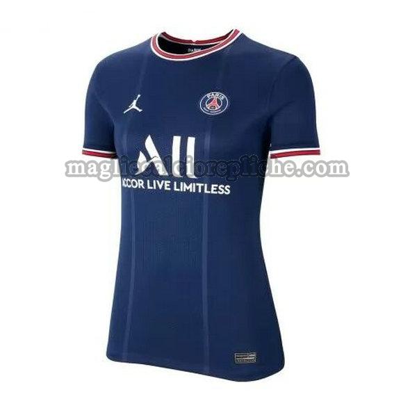 prima maglie calcio donna psg 2021 2022 blu