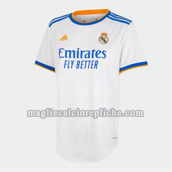 prima maglie calcio donna real madrid 2021 2022 bianco