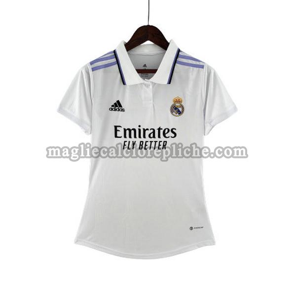 prima maglie calcio donna real madrid 2022 2023 bianco