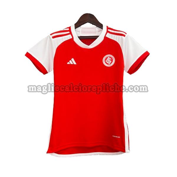 prima maglie calcio donna sc internacional 2024 2025 rosso