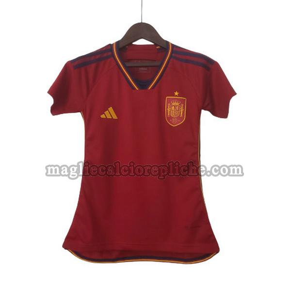 prima maglie calcio donna spagna 2022 rosso