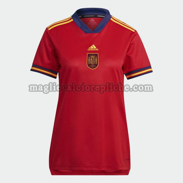 prima maglie calcio donna spagna euro 2022 rosso