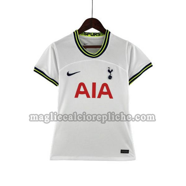 prima maglie calcio donna tottenham hotspur 2022 2023 bianco