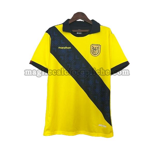 prima maglie calcio ecuador 2024 thailandia giallo