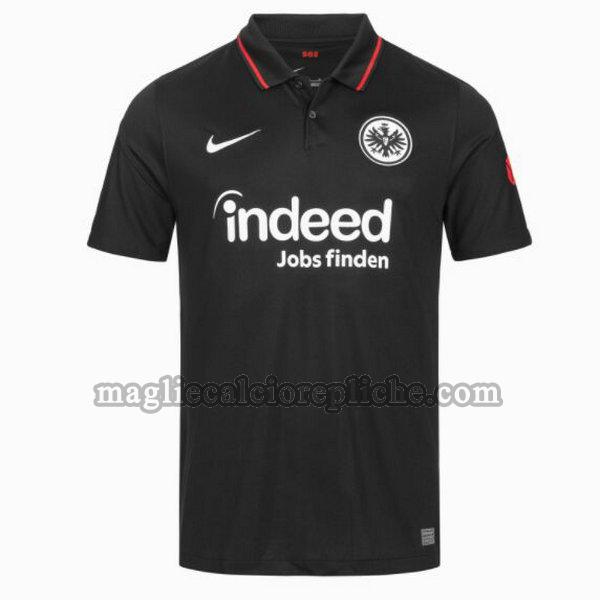 prima maglie calcio eintracht francoforte 2021 2022 thailandia nero