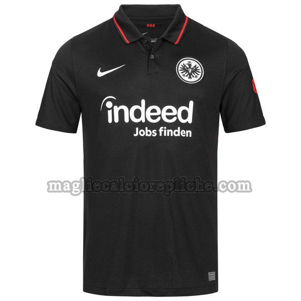 prima maglie calcio eintracht frankfurt 2021 2022 thailandia nero