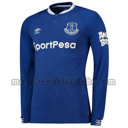 prima maglie calcio everton 2018-2019 manica lunga