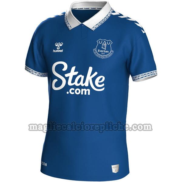 prima maglie calcio everton 2023 2024 thailandia blu